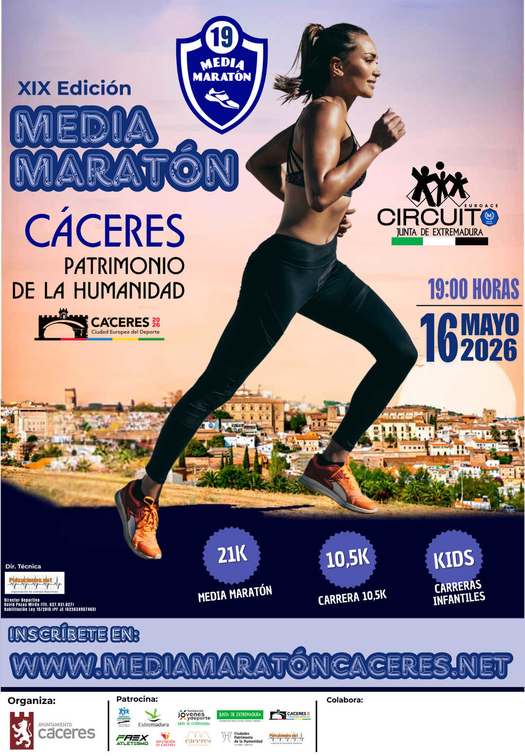 XIX Media Maratón Cáceres 2026